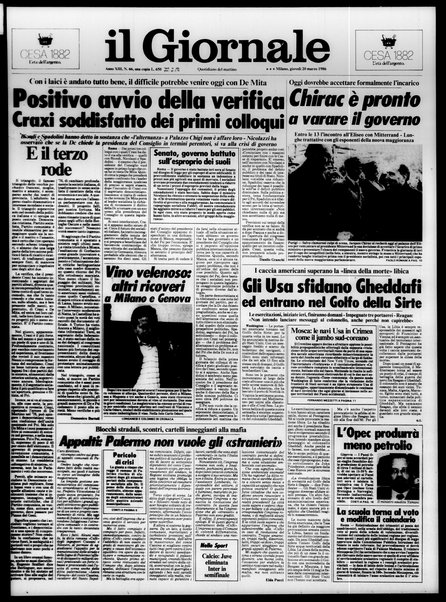 Il giornale : quotidiano del mattino